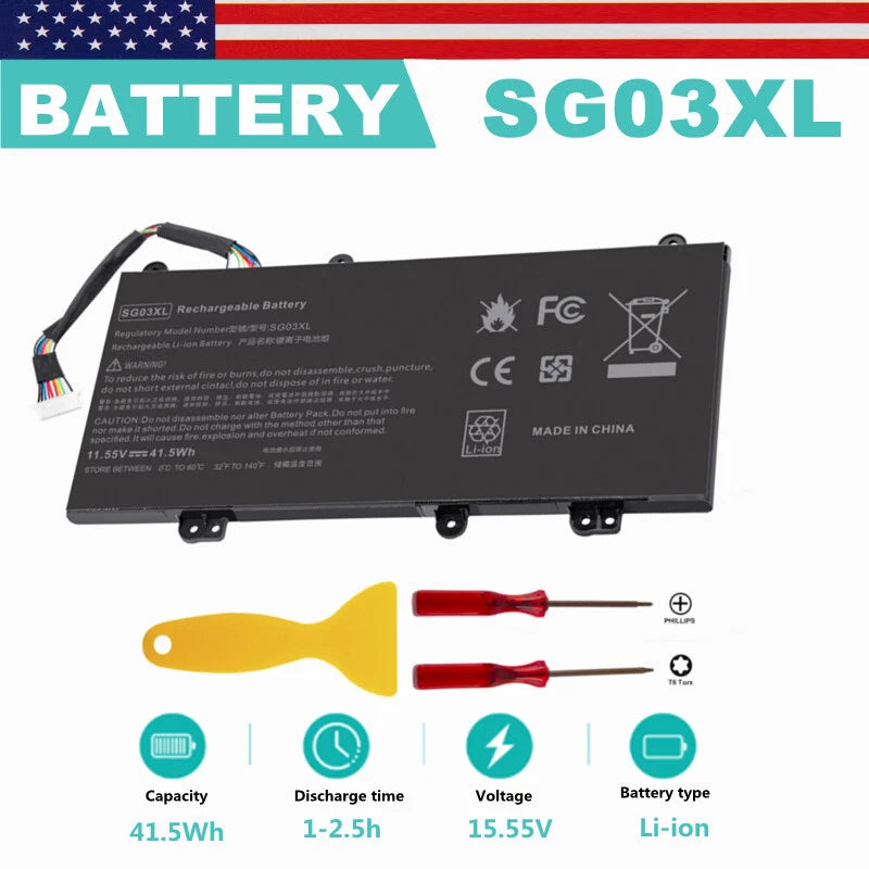 ?SG03XL Battery for HP Envy 17-U 17t-U000 17t-U100 Series 849315-856 849315-850