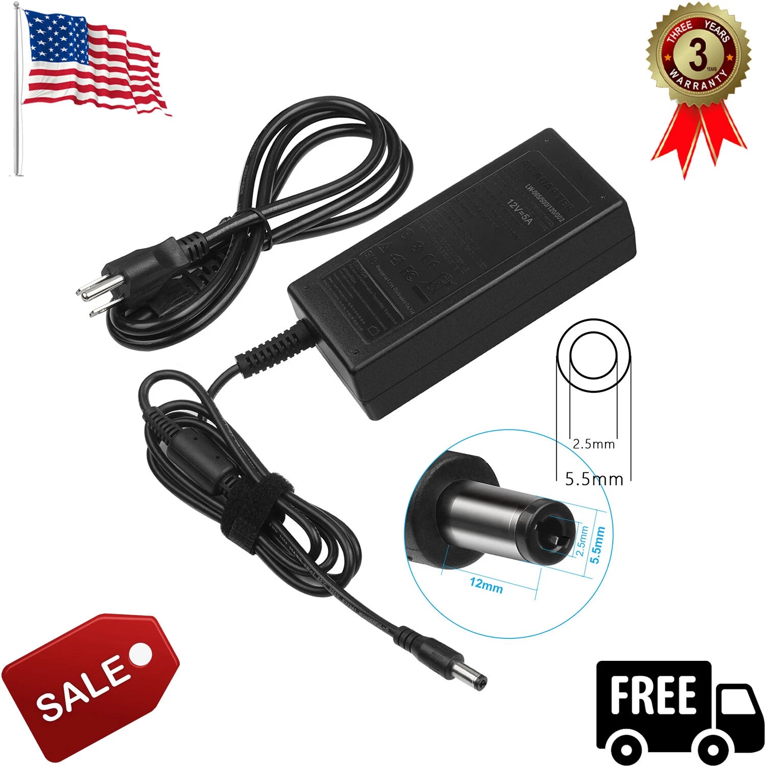 12V AC Adapter Charger for SoClean2 SC1200 S9K SC1200-PNA1109 CAP1007 PN1207 US