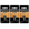 6 Duracell AAAA Alkaline Batteries ( MX2500, E96, MN2500, LR8D425, 25A )