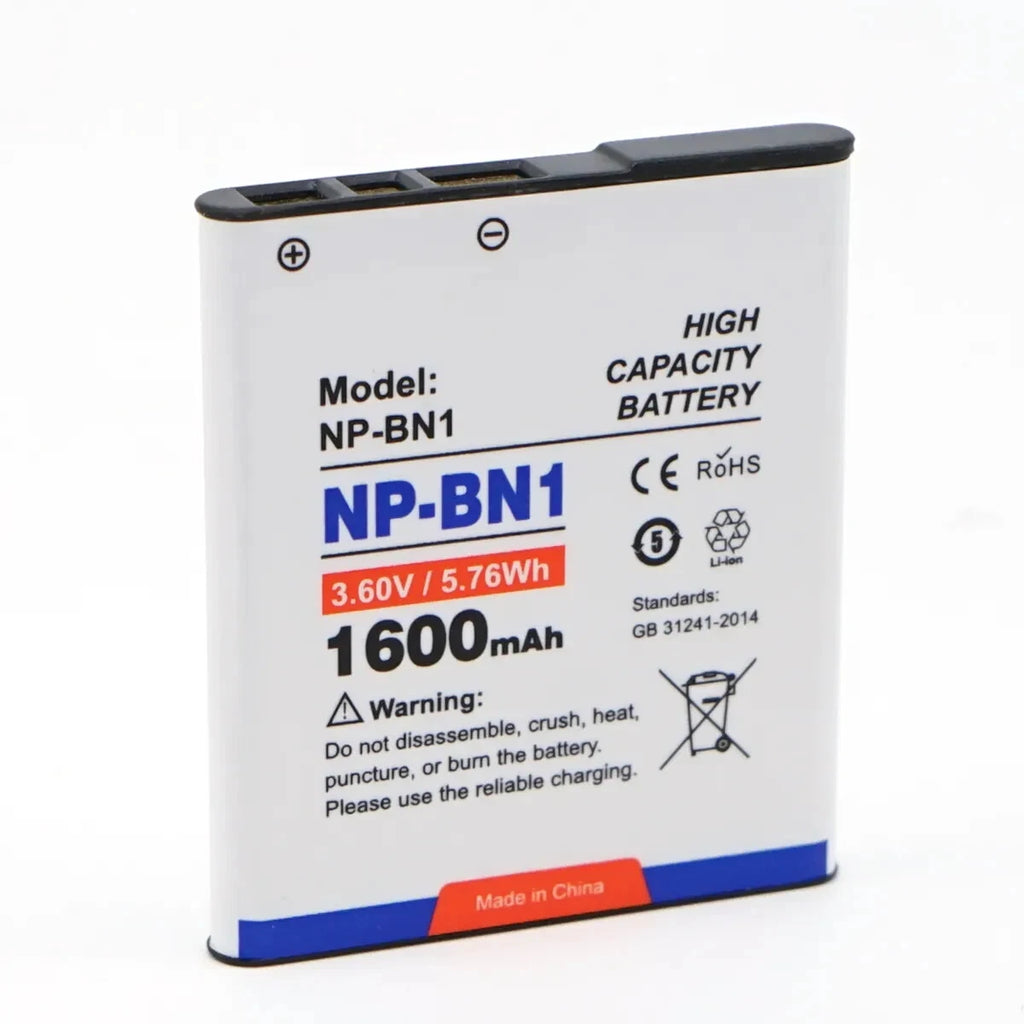 Replacement NP-BN1 Battery for Sony Cyber-shot Digital Cameras