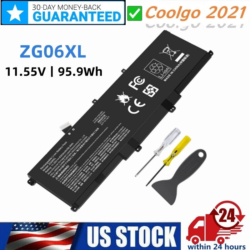 ZG06XL Battery For HP EliteBook 1050 G1 ZBook Studio X360 G5 HSTNN-IB8H 95.9Wh