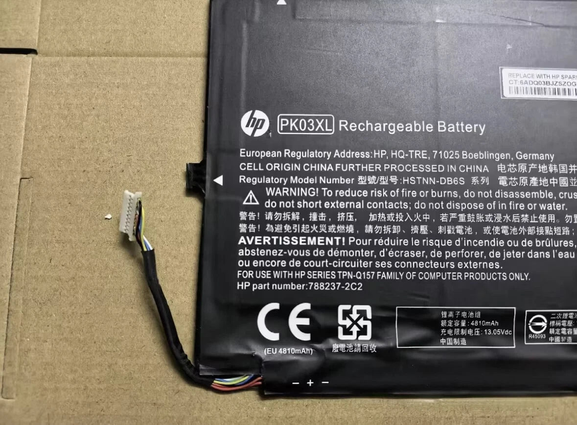 OEM PK03XL Battery For HP Spectre X360 789116-005 13-4101dx 13-4102dx 789116-005