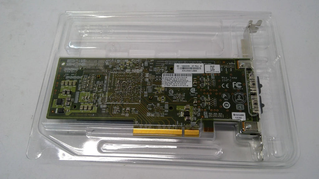 Brocade 1020 Dual Port SFP+ - 10Gbps Full Height PCIe-x8 CNA Card 80-1003249-07