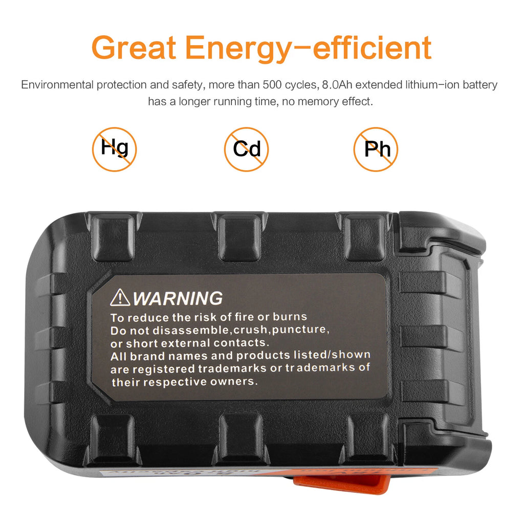 2X 8000mAh Ridgid 18V Lithium Battery R840087 R840085 Rigid 18 Volt Drill Tools