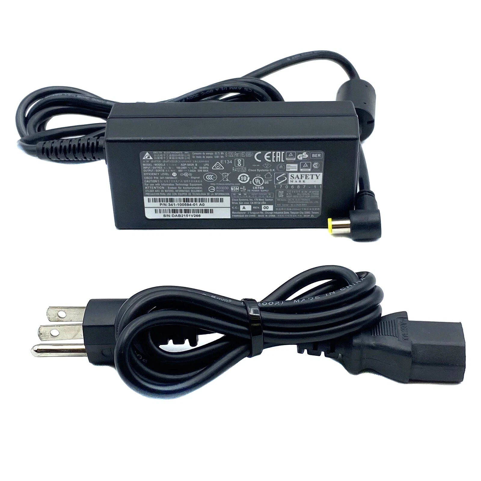 Genuine Delta For Cisco 8811 8900 9900 Cord Phone Series w/PC OEM