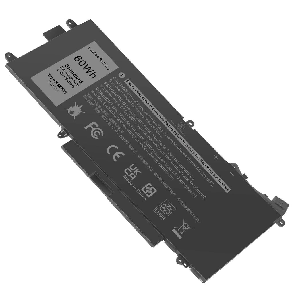 60Wh K5XWW Battery for Dell Latitude 5289 7389 7390 2-in-1 Series 71TG4