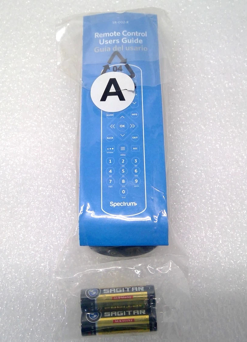 Spectrum Cable Universal Remote Control SR-002-R TV & Audio Control
