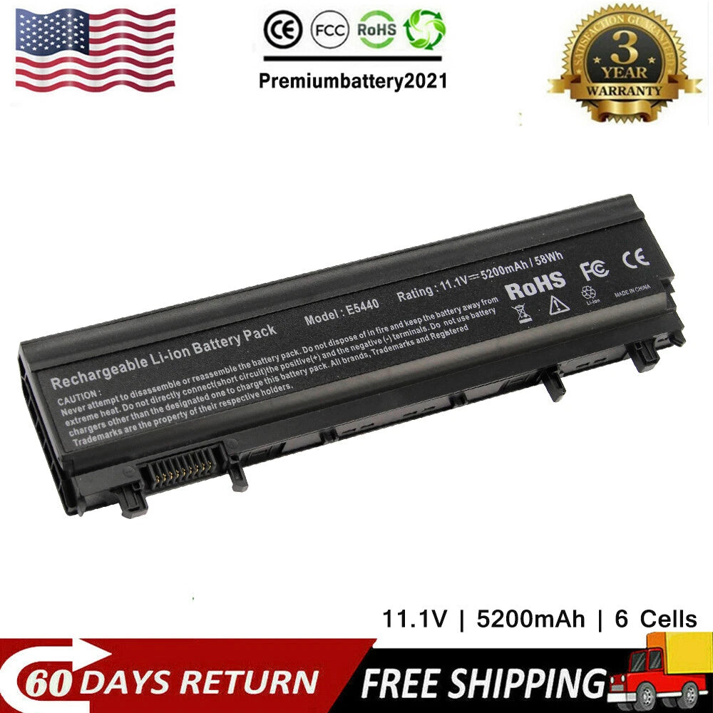VV0NF Battery For Dell Latitude E5540 E5440 NVWGM F49WX 451-BBIE Notebook PC