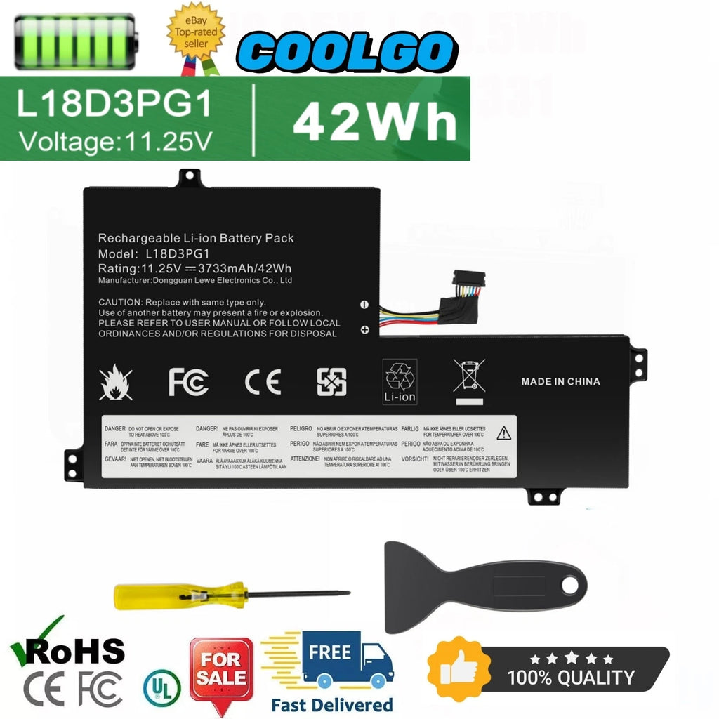 ? L17M3PB0 L17L3PB0 L18D3PG1 BATTERY FOR LENOVO 100E 300E 500E CHROMEBOOK SERIES