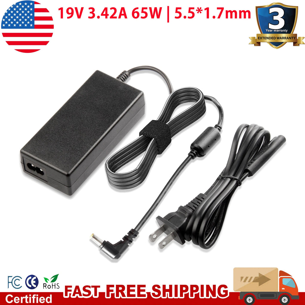 AC Adapter Power Supply Cord Charger For Acer Aspire 3 A315-51 A315-52 A315-53
