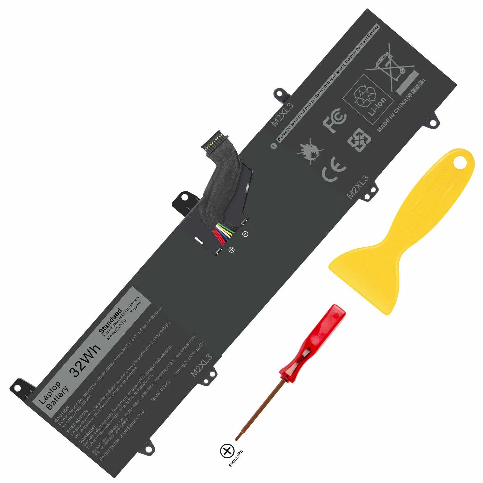 0JV6J Battery For Dell Inspiron 11 3000 Series P25T003 P25T002 P25T P24T001 P24T