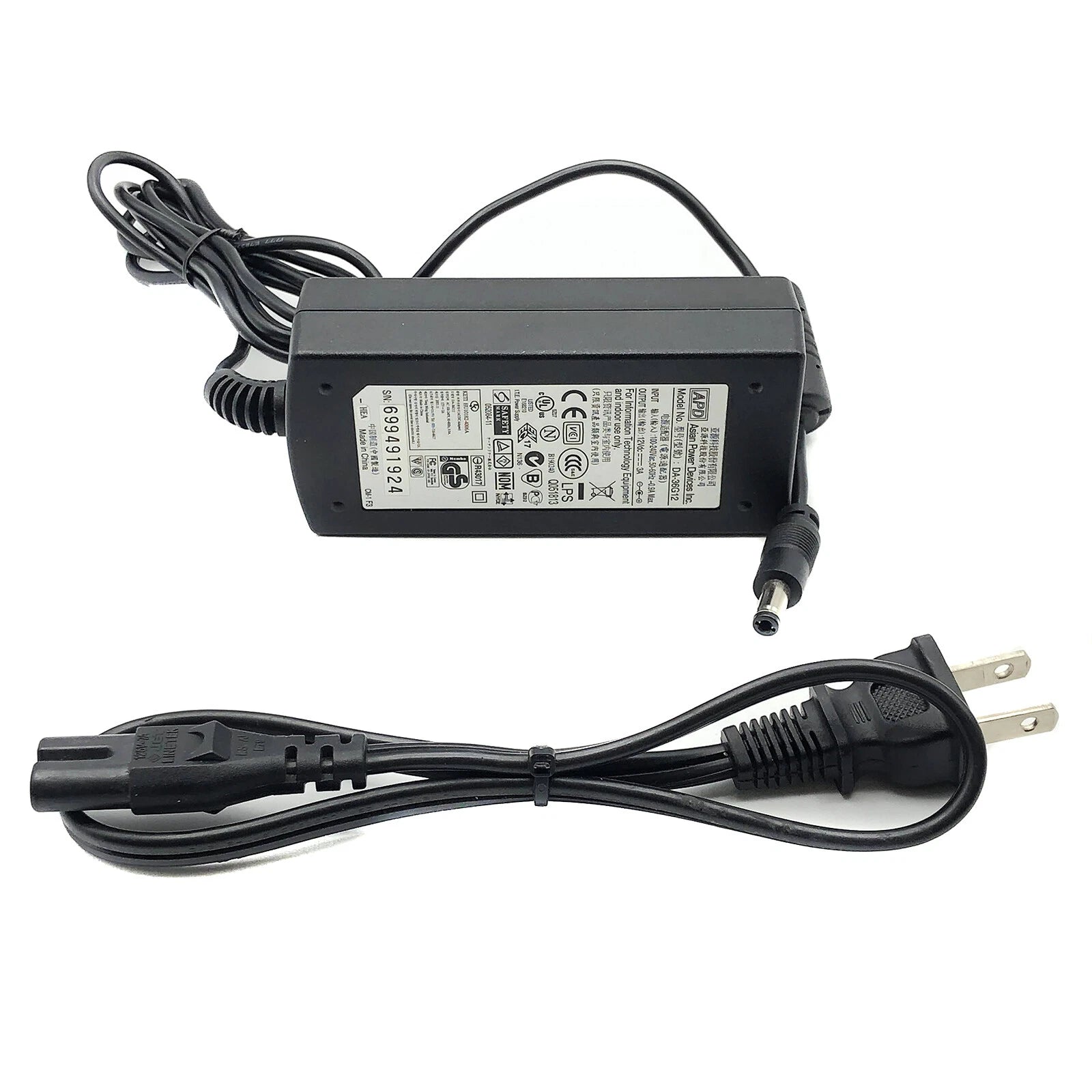 NEW Genuine APD AC Power Adapter 12V Cisco Meraki MX64 MX64W MX67 MX67C MX67W