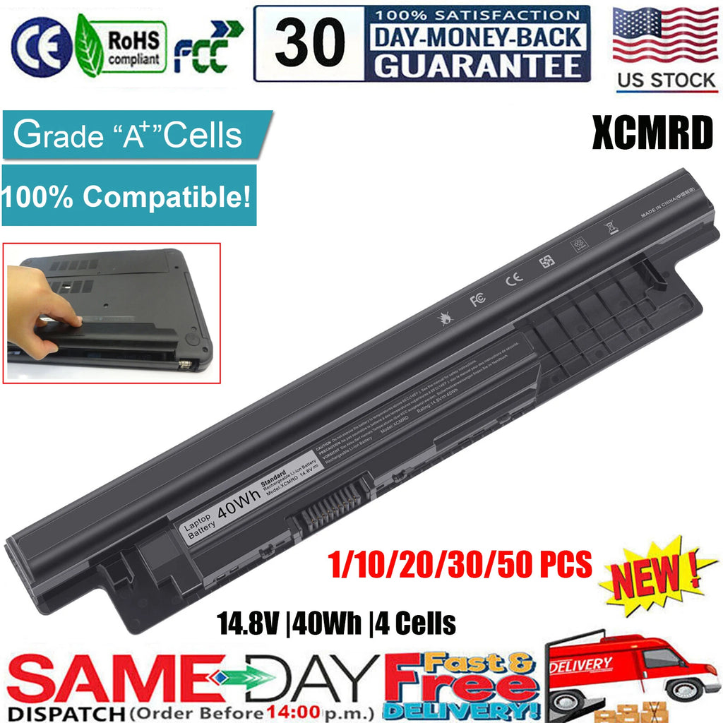 ?LOT Battery For Dell Inspiron 15 3000 Serie 3531 3537 3541 3542 3543 XCMRD 40Wh