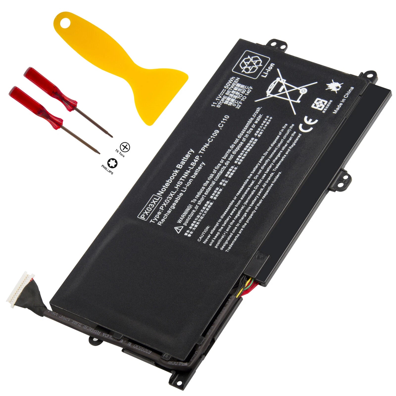 ?PX03XL Battery For HP Envy 14 14-K010US 14-K027CL Sleekbook 715050-001 TPN-C111
