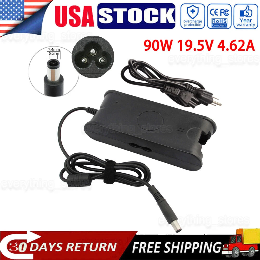 90W AC Adapter Charger For Dell Inspiron 15 7000 Series 7537 Laptop Power Supply