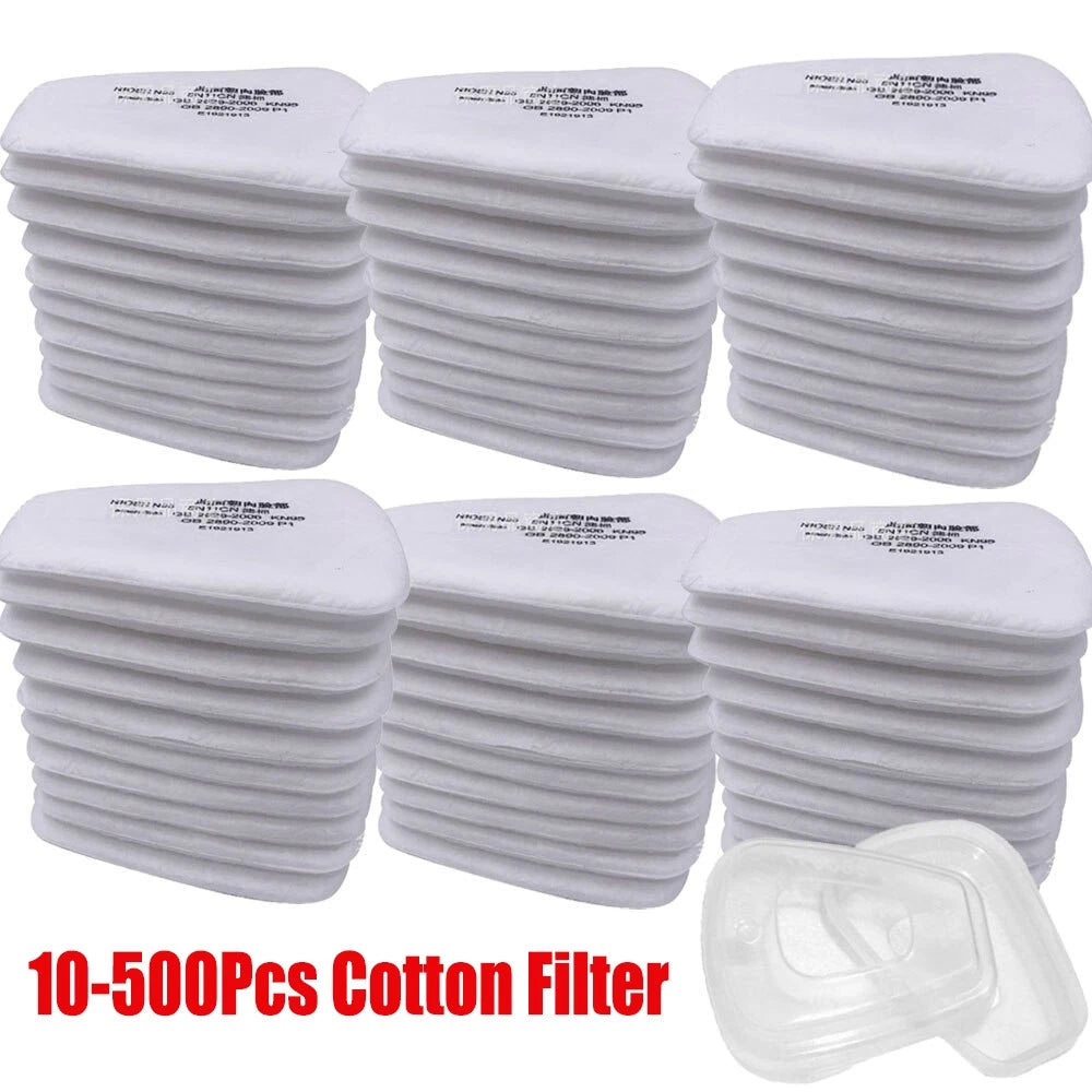 5N11 Cotton Filter /Cover Replacement For 6100 6200 6001 7502 Respirator Filters