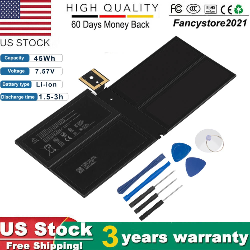 ? G3HTA038H Battery For Microsoft Surface Pro 5 Pro 6 1796 (2017 New Pro) DYNM02