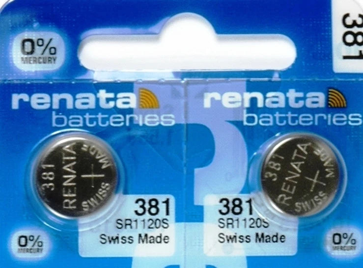 381 RENATA SR1120S WATCH BATTERY New packaging Authorized Seller