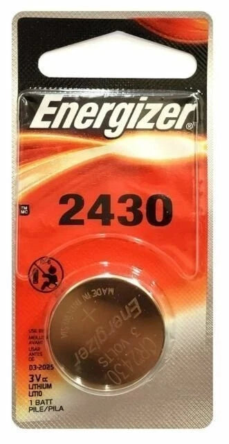 Energizer ECR2430 CR 2430 Lithium 3V Battery Brand New