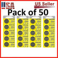 50 x New Original Toshiba CR2025 3V LITHIUM BATTERY BR2025 Watch Expire 2034