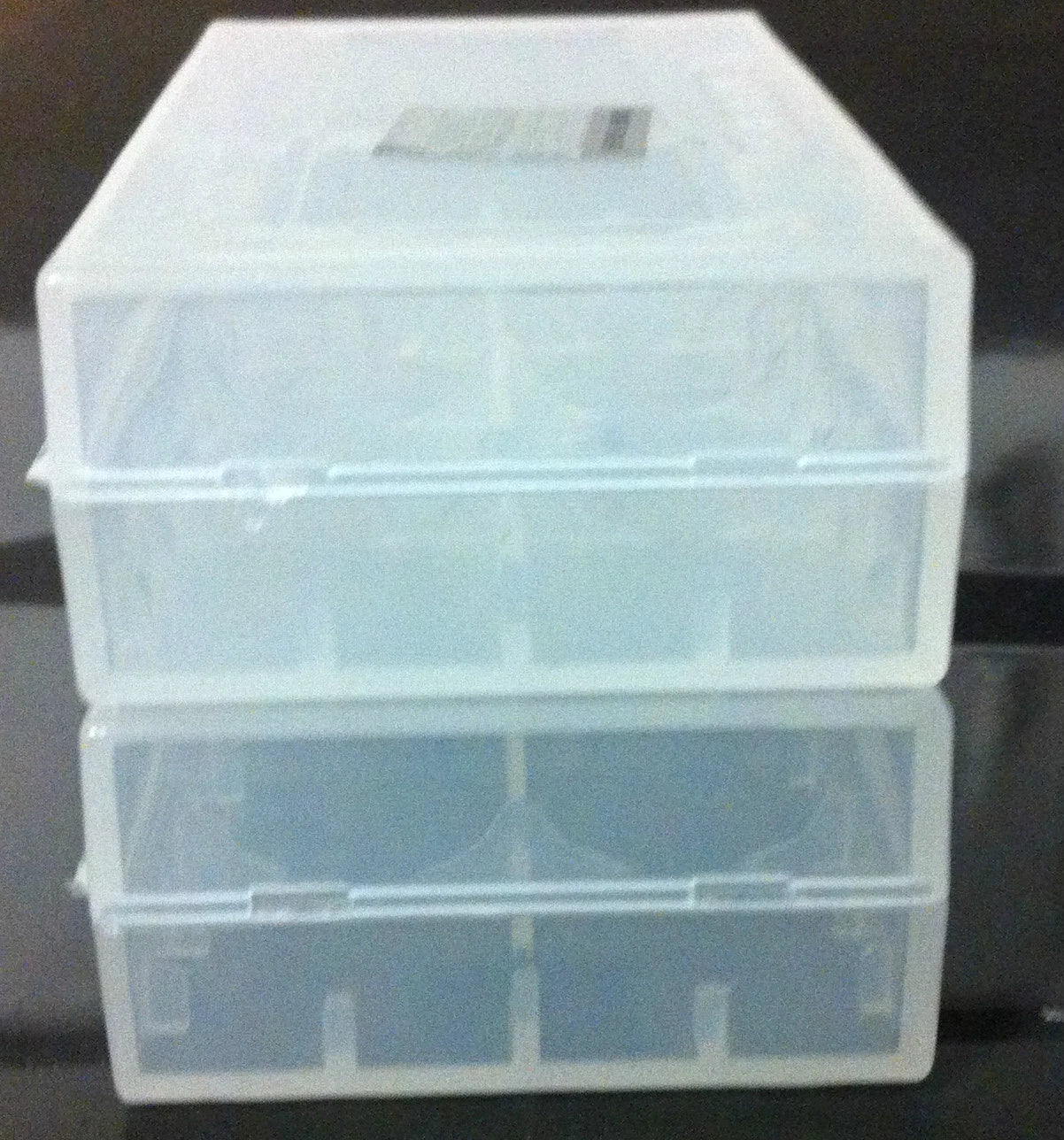 Brand New "2" Plastic Storage Case Holder Boxes for 17650, 18500, 18650 Battery