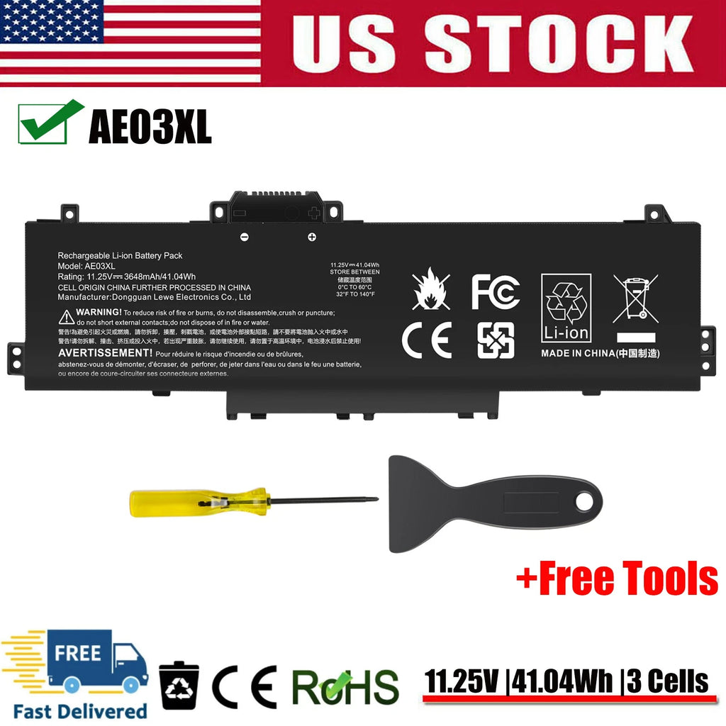 AE03XL BATTERY FOR HP 240 250 255 G10 HP 14-EE 15-FC 15-FD N21969-005 TPN-IB0R