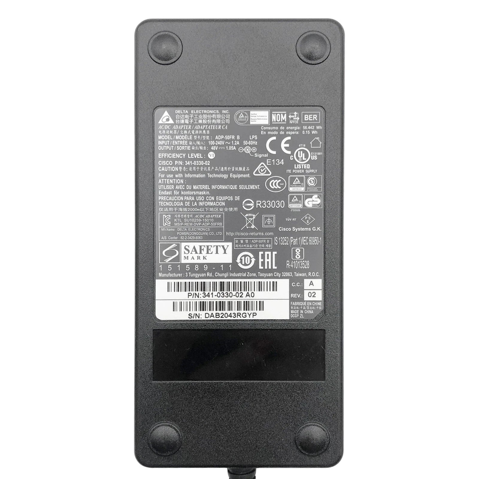 NEW OEM Delta Power Cube 4 CP-PWR-CUBE-4 for Cisco 8811 8841 8845 8851 8861 8865