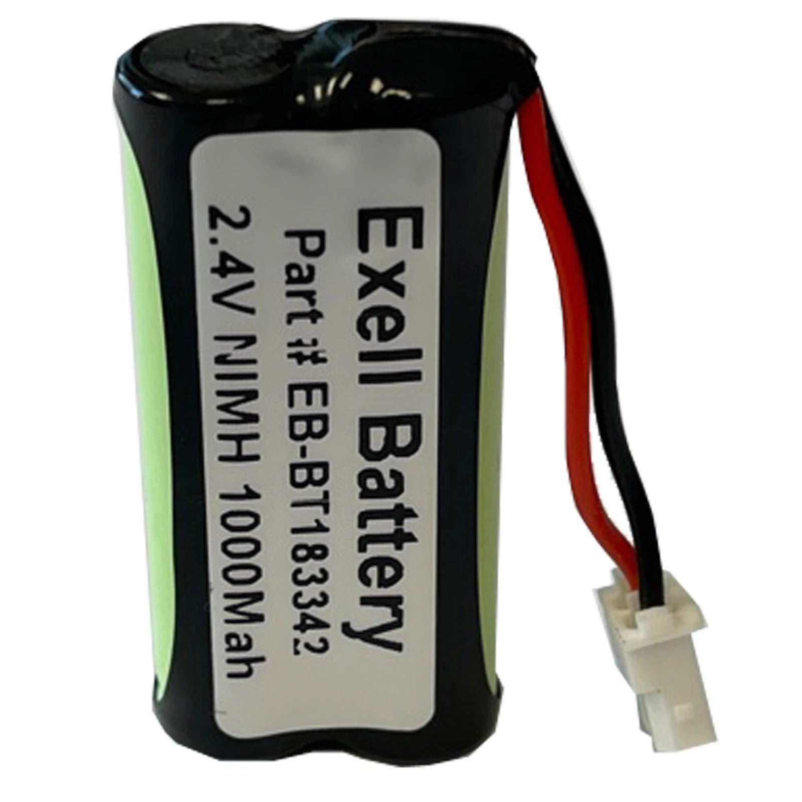 Exell 2.4V 1000mAh Ni-MH Battery Pack for Cordless Phones BT166342/BT266342