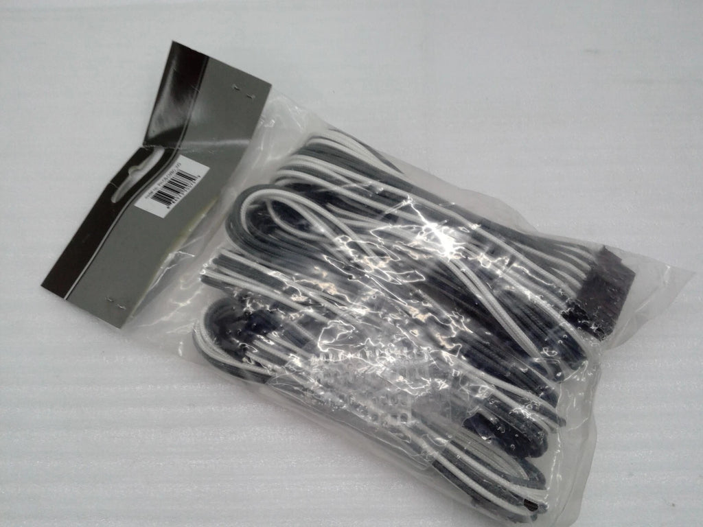 NEW 886523500759 PH-CB-CMBO_WG Phanteks Extension Cables Combo White/Gray color