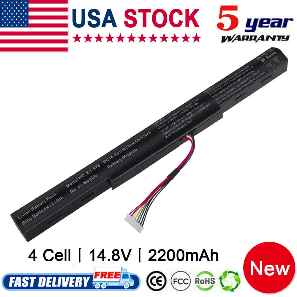 AS16A5K AS16A8K Battery For Acer Aspire E5-575G E5-573T E5-772G E5-773G Series F