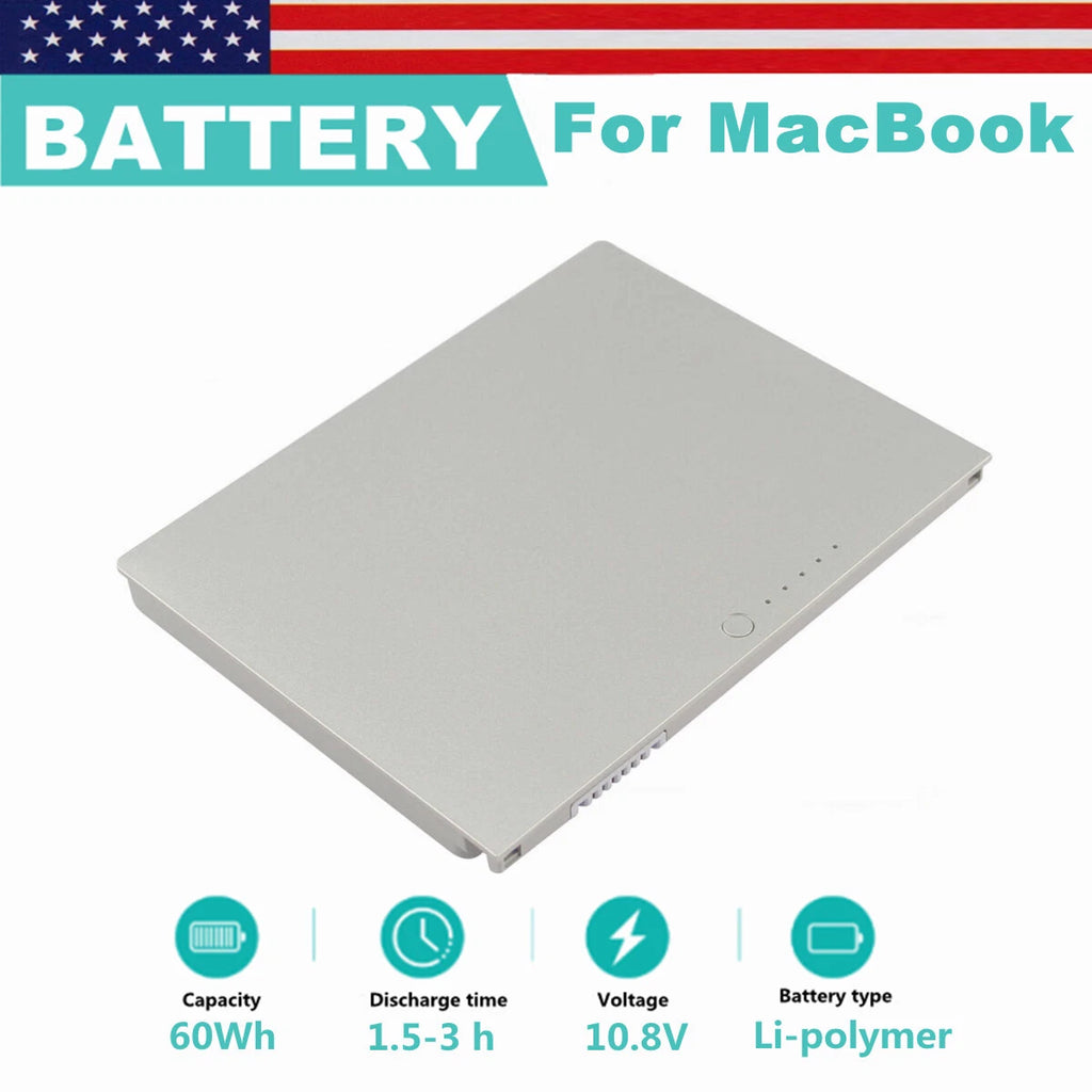 For Apple MacBook Pro 15" Battery A1175 A1260 A1150 A1211 A1226 MA348 5800mah