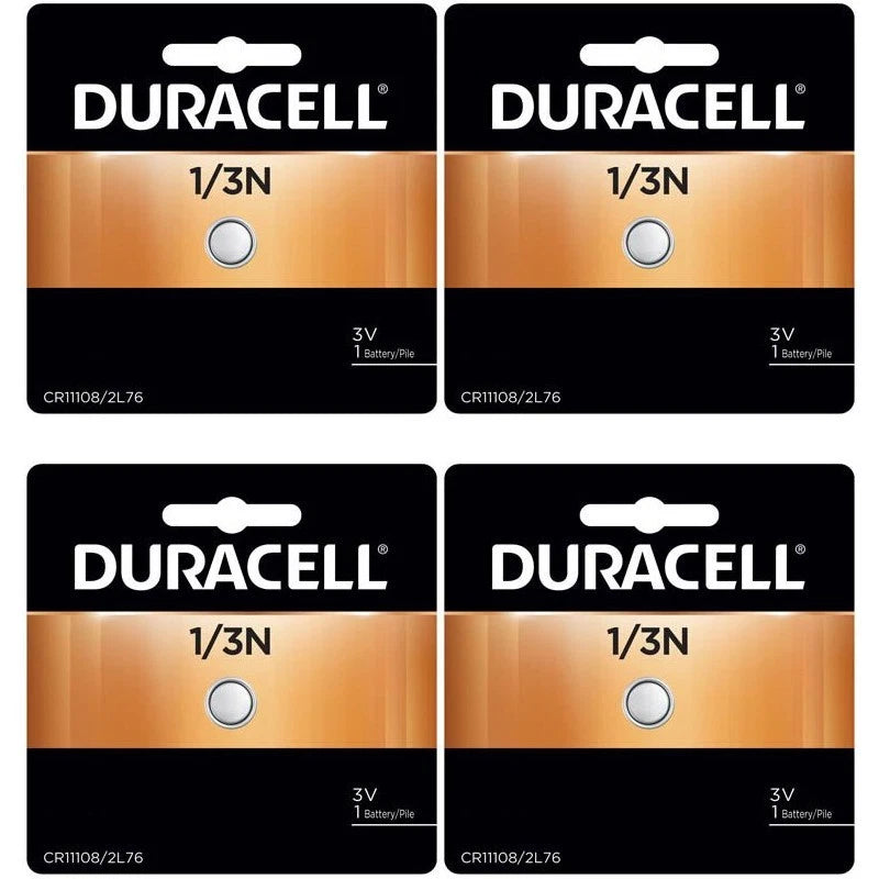 12x Duracell 1/3N, DL1/3N, CR1/3, 2L76 Photo Lithium 3V Battery