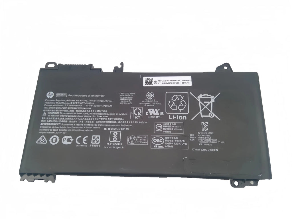 Genuine 45Wh RE03XL Battery For HP ZHAN 66 Pro 13 14 15 G2 G3 Series L32656-005