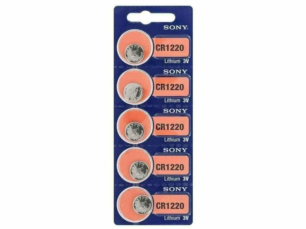 CR 1220 SONY LITHIUM BATTERIES (2 piece) 3V Watch New Authorized Seller