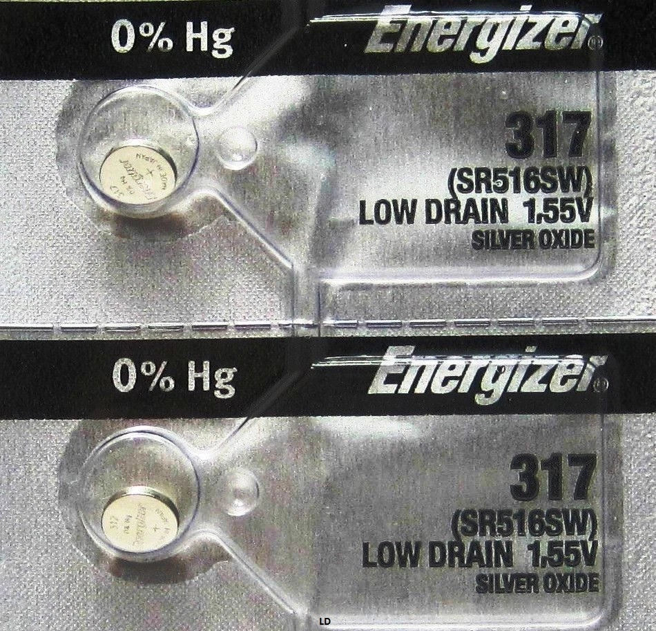 ENERGIZER 317 SR516SW (10 piece) SR516 BATTERY NEW SEALED Authorize Seller
