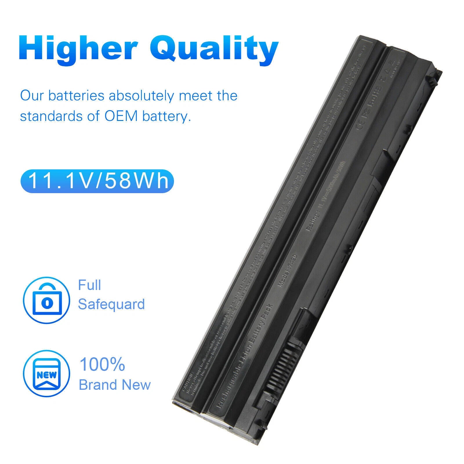 LOT Battery for Dell Latitude E6420 E6440 E5430 E5520 E5530 E6430 E6530 T54FJ US