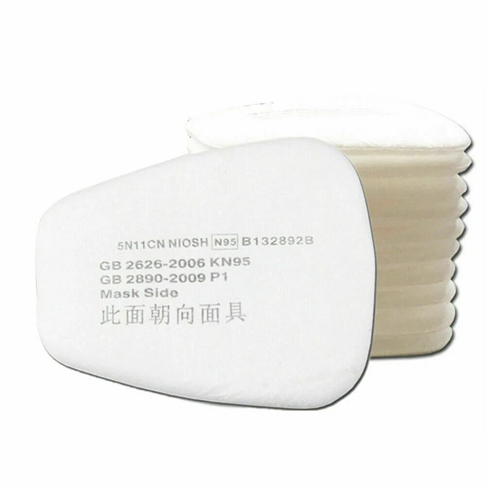 10/50/100PC 5N11 Cotton Filter Replacement Filters For 6200 6500 7502 Respirator