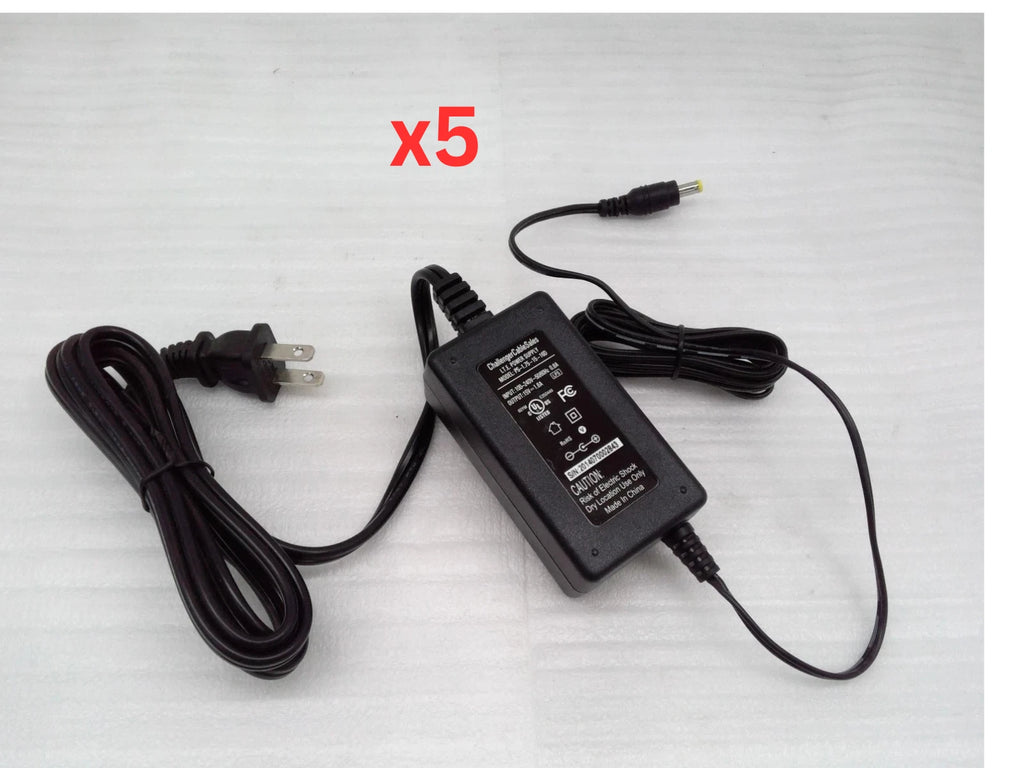 Lot of 5 Challenger I.T.E PS-1.75-15-16D Power Supply AC Adapter 15V 1.6A