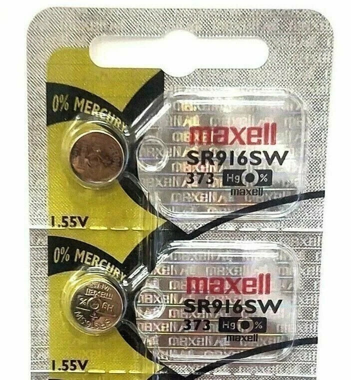 Maxell SR916SW 373 Watch Battery 2 Pcs SR916SW 373 Battery