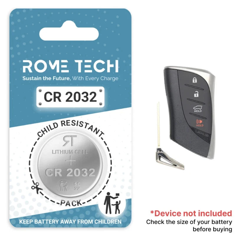 Key Fob Battery Replacement for Lexus GX 460 2021 2020 2019 2018 2017 - 2010