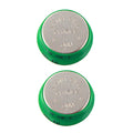 2x 1.2V 40mAh NiMH Flat Top Batteries for Data Loggers, Portable Monitors