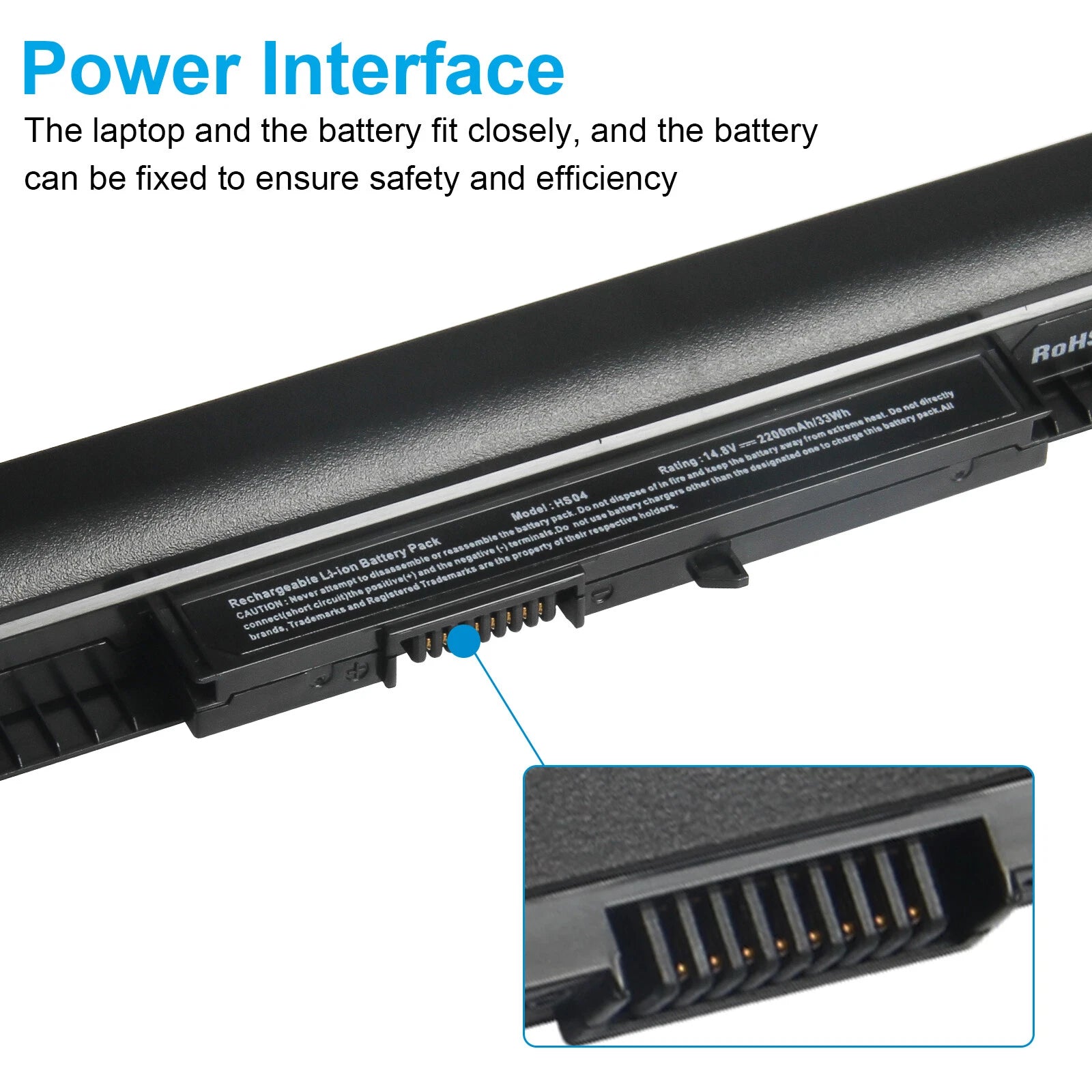 Rechargeable for HP HS03 HS04 807956-001 807611-421 807611-141 Laptop Battery