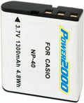 Power2000 Rechargeable Battery for Casio NP-40/ Kodak LB-060, ACD-235