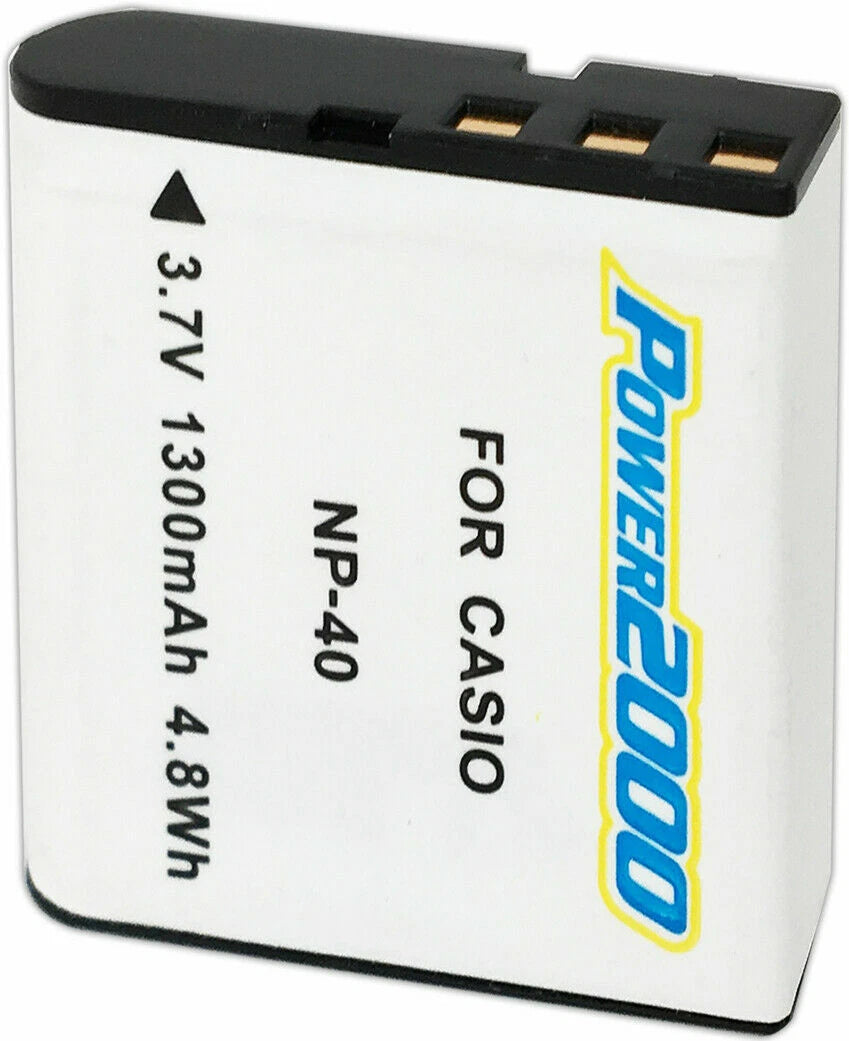 Power2000 Rechargeable Battery for Casio NP-40/ Kodak LB-060, ACD-235