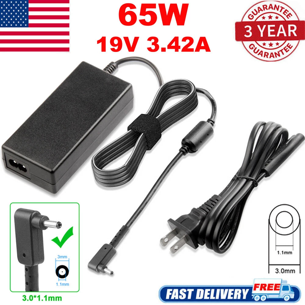 65W Adapter Charger Power Cord For Acer Chromebook 15 C910 Laptop A11-065N1A B