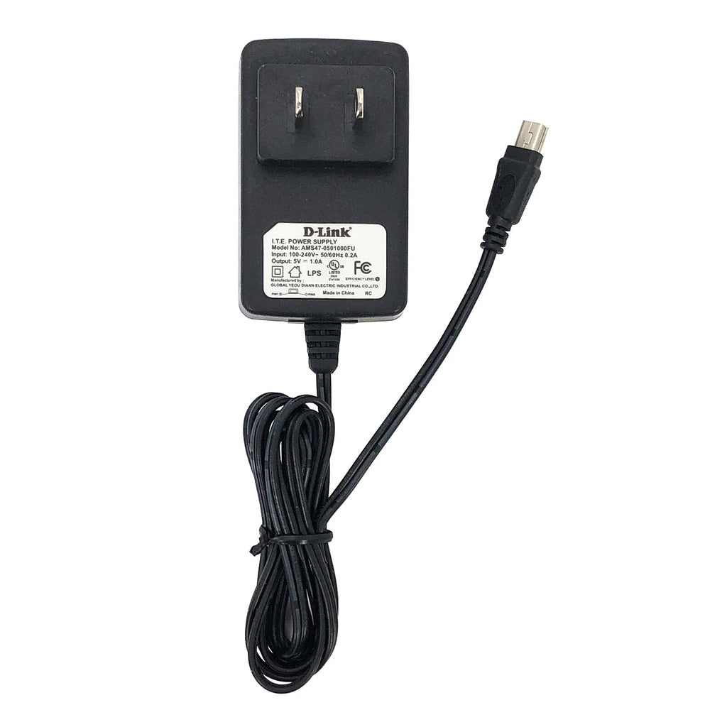 New Genuine D-Link AMS47-0501000FU Wall AC/DC Power Adapter 5V 1A USB Mini Plug