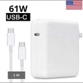MacBook Pro Charger 61W/67W USB-C Charger Power Adapter For MacBook Air A1708