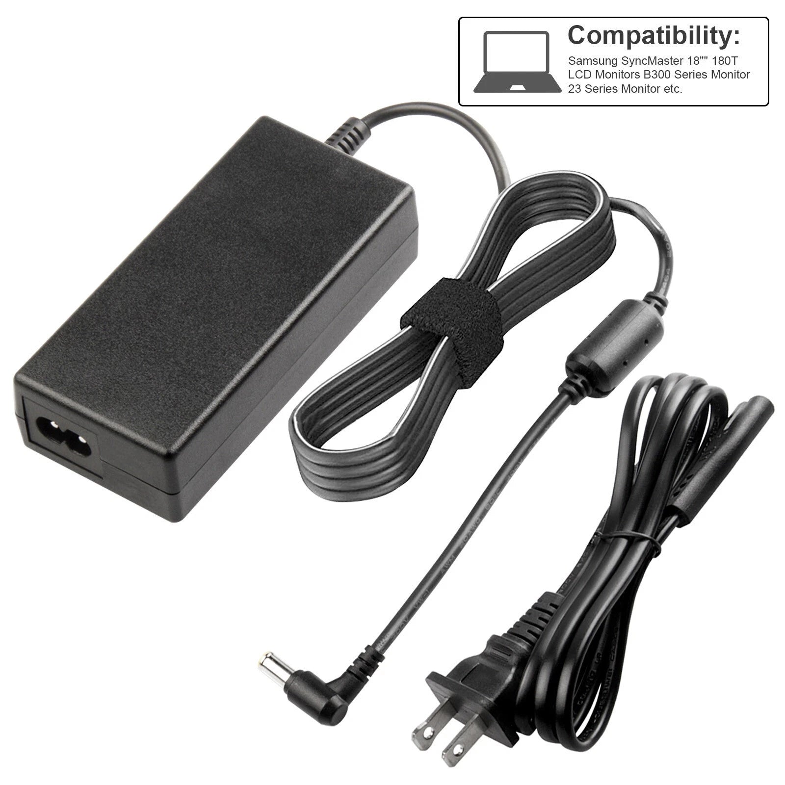 14V AC Adapter for Samsung SyncMaster S27C230B S24A300B S20A350B LED LCD Monitor