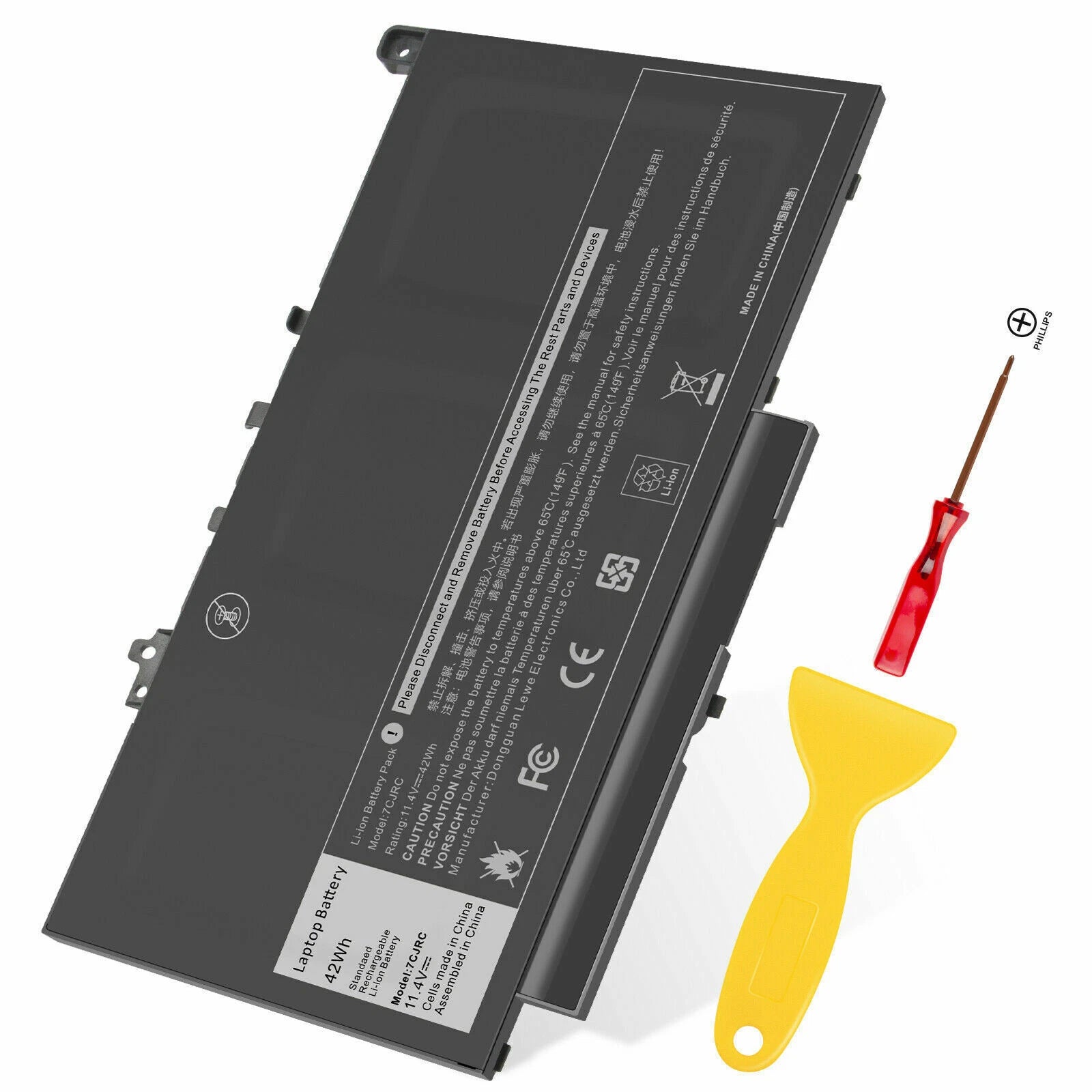 ?42Wh 7CJRC Laptop Battery For Dell Latitude 7470 7270 E7470 E7270 Series KNM09