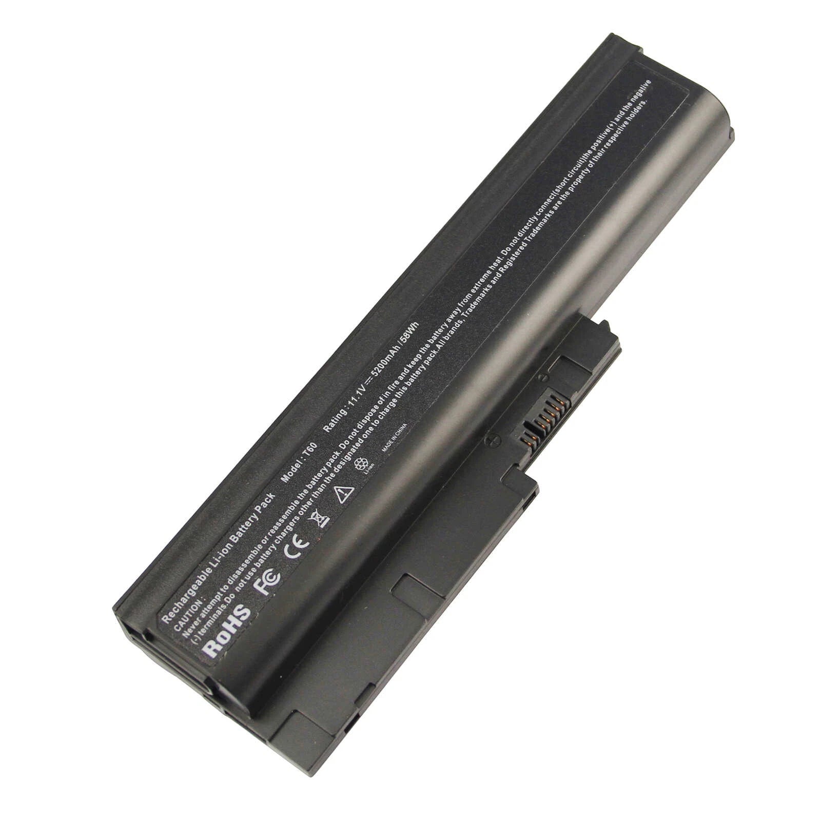 Battery 42T4777 For Lenovo ThinkPad R60 T60 R500 Z60 W500 R60e SL400 5200mAh